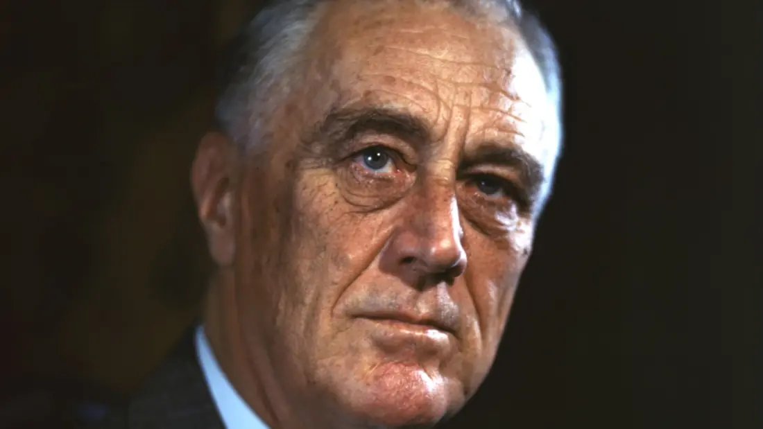Präsident Franklin D. Roosevelt stirbt