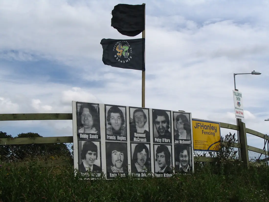 Tod von Bobby Sands — Maze Prison, Northern Ireland