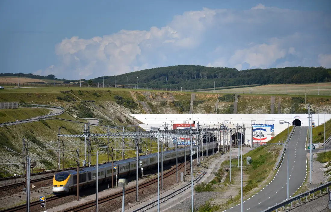 Eröffnung des Ärmelkanaltunnels — Folkestone, England