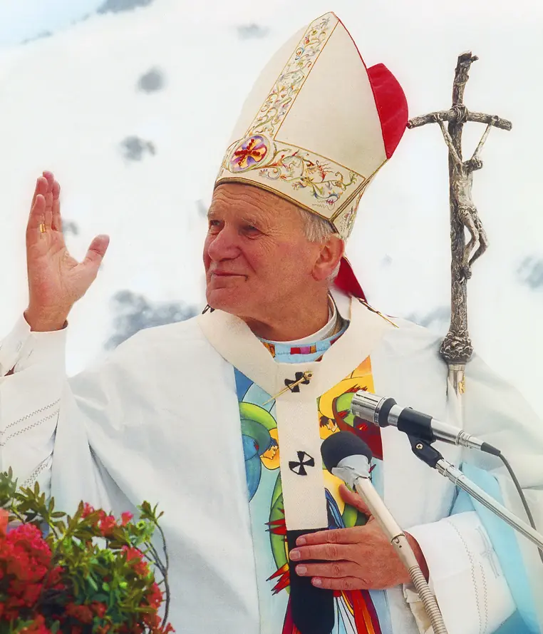 Papst Johannes Paul II. besucht eine Moschee — Damascus, Syria