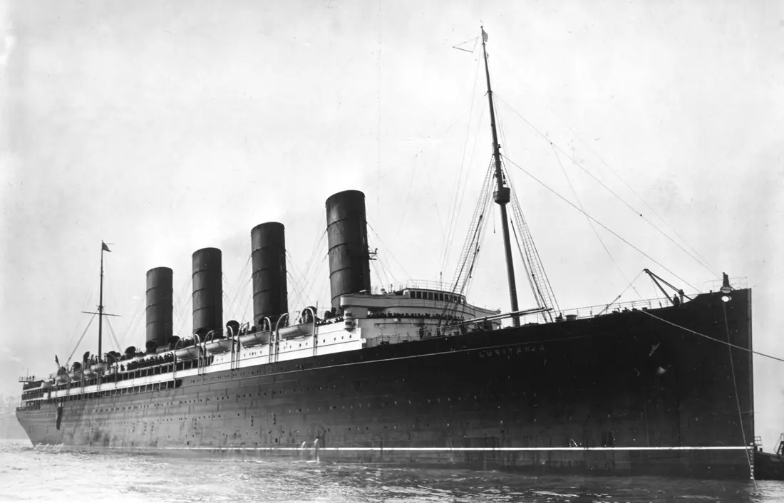 Untergang der Lusitania — Off the coast of Ireland