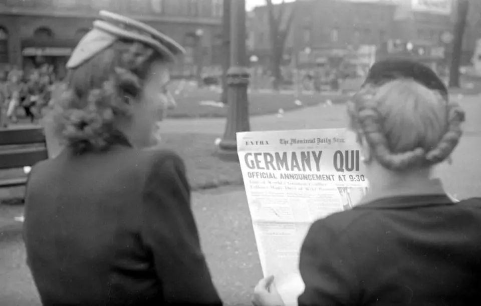 Der endgültige Sieg der Alliierten im europäischen Kriegsschauplatz des Zweiten Weltkriegs — Berlin, Germany