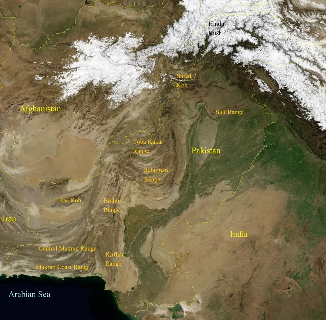 Der erste Nukleartest Pakistans — Chagai, Pakistan