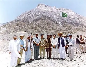 Der erste Nukleartest Pakistans — Chagai, Pakistan
