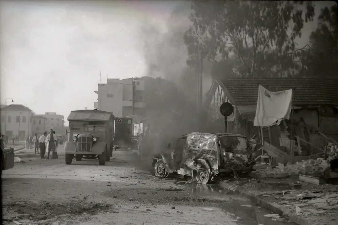 Arabisch-Israelischer Krieg 1948 — Tel Aviv, Israel