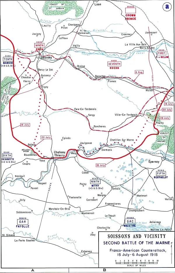 Bătălia pădurii Belleau — Belleau, France