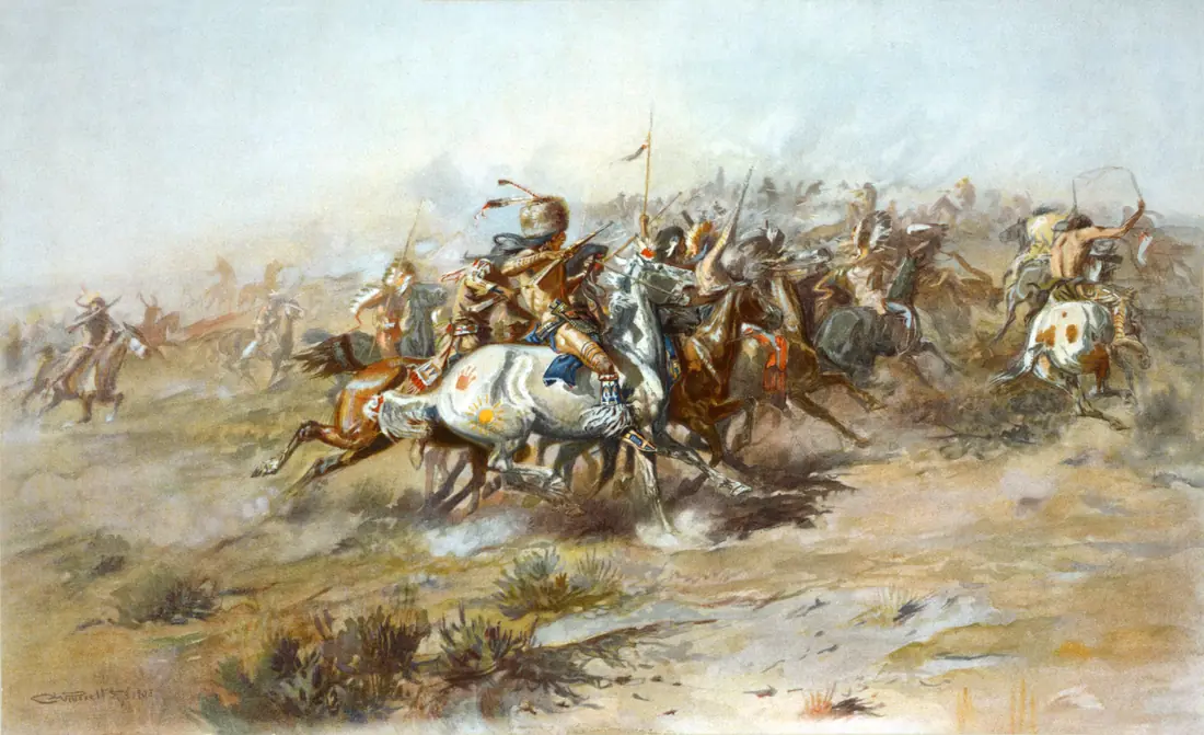 The Battle of Little Bighorn — Little Bighorn River, Montana