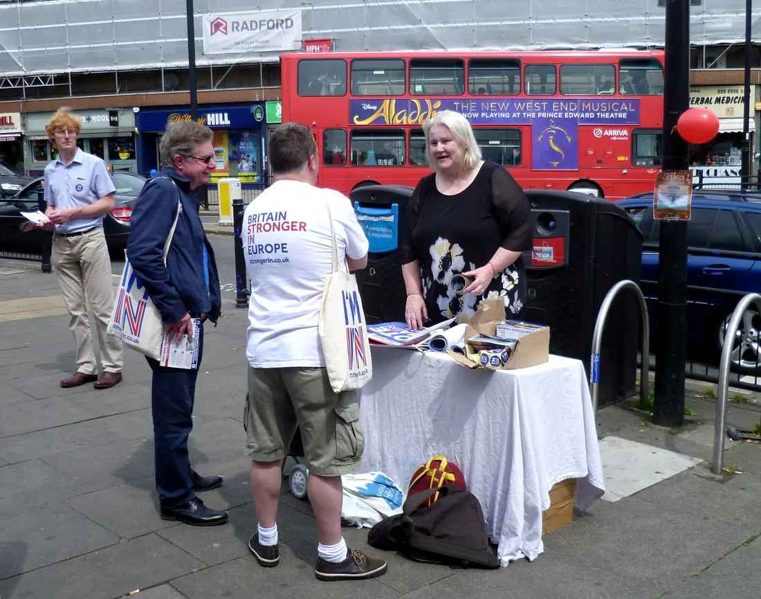 United Kingdom European Union membership referendum — London, England