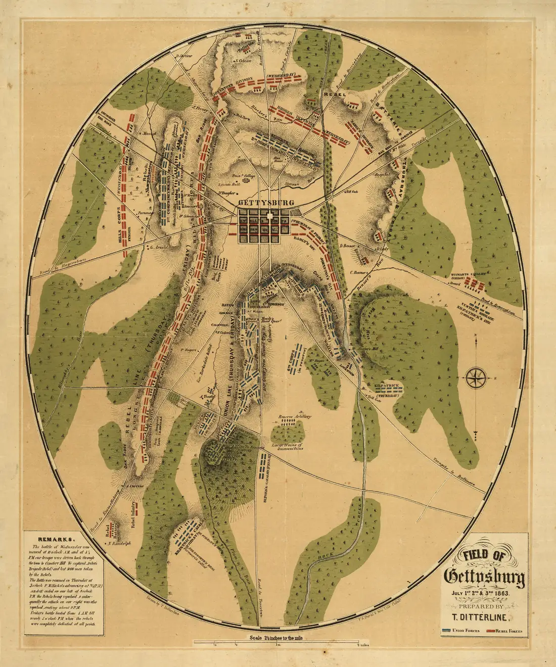The Battle of Gettysburg begins — Gettysburg, Pennsylvania, USA