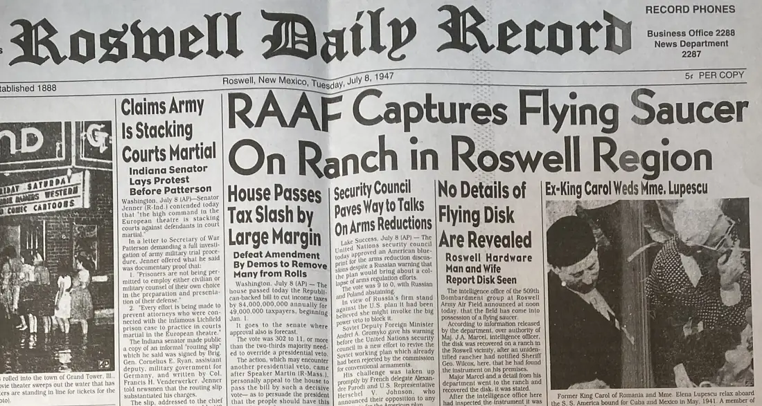The Roswell UFO Mystery Begins — Roswell, New Mexico, USA