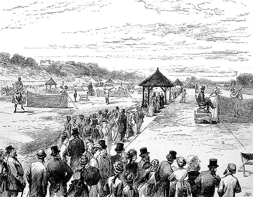 First Wimbledon Tennis Championship Inaugurated — London, England