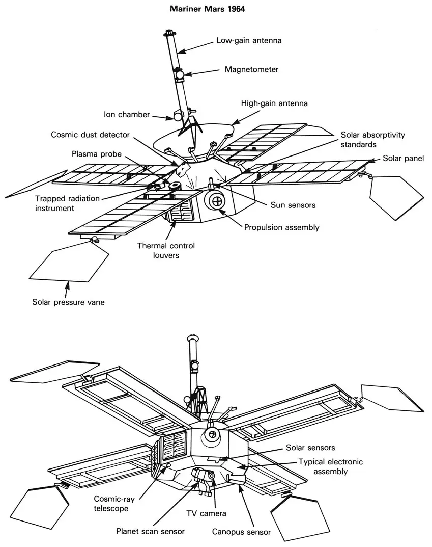 Mariner 4 Sends First Close-Up Mars Images to Earth