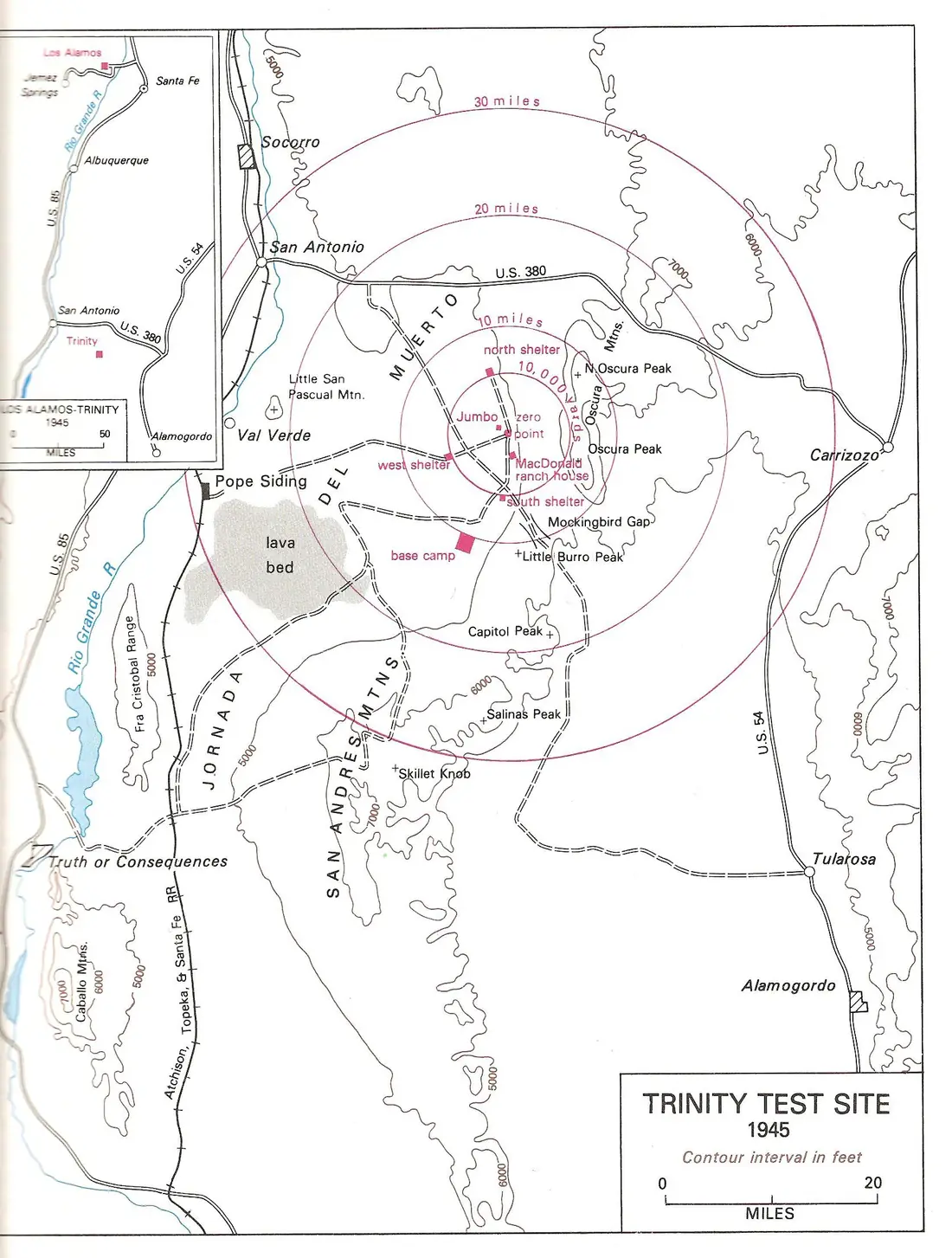 Trinity: The First Atomic Bomb — Alamogordo, New Mexico, USA
