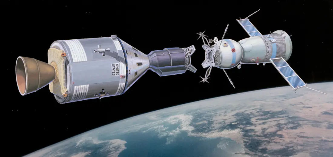 Apollo-Soyuz: The First Space Handshake — Earth orbit
