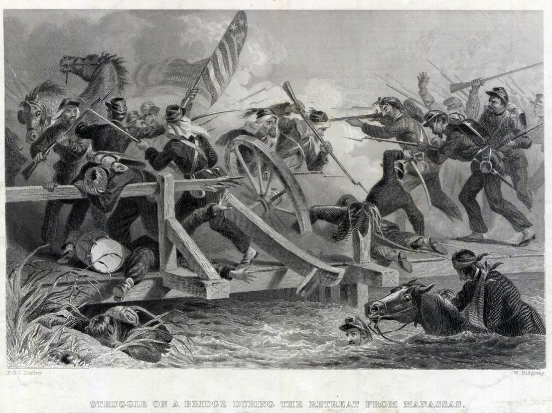 First Battle of Bull Run Begins — Manassas, Virginia, USA