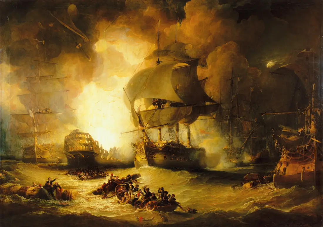 Nelson's Victory at the Battle of the Nile — Aboukir Bay, Egypt