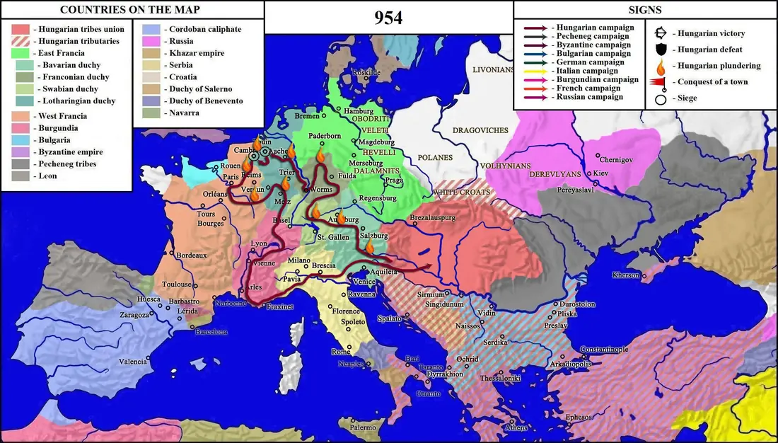 Otto the Great Halts Magyar Invasions at Lechfeld — Lechfeld, Germany