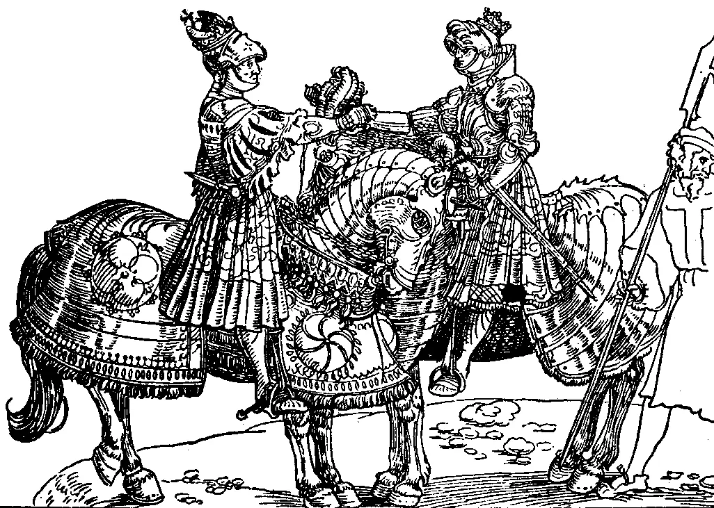 Henry VIII Wins Battle of the Spurs — Guinegate, France