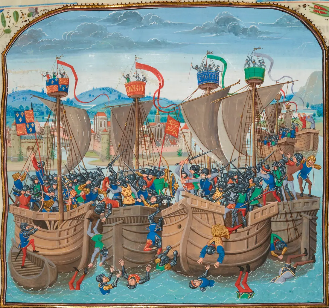English Navy Defeats Castile at Winchelsea — Winchelsea, England