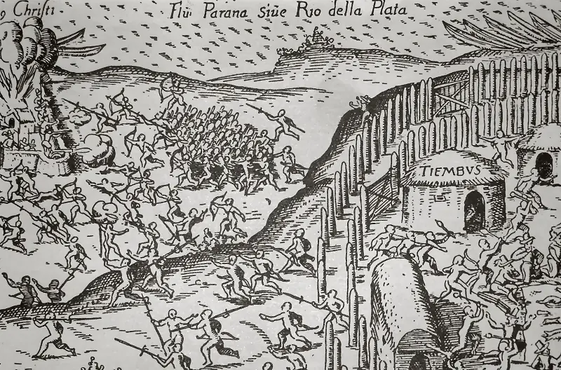 First Argentine European Fort Destroyed — Argentina