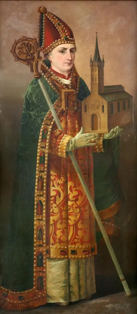 Nașterea lui Ansgar, „apostolul Nordului”, care a adus creștinismul în Scandinavia — Bremen, Holy Roman Empire