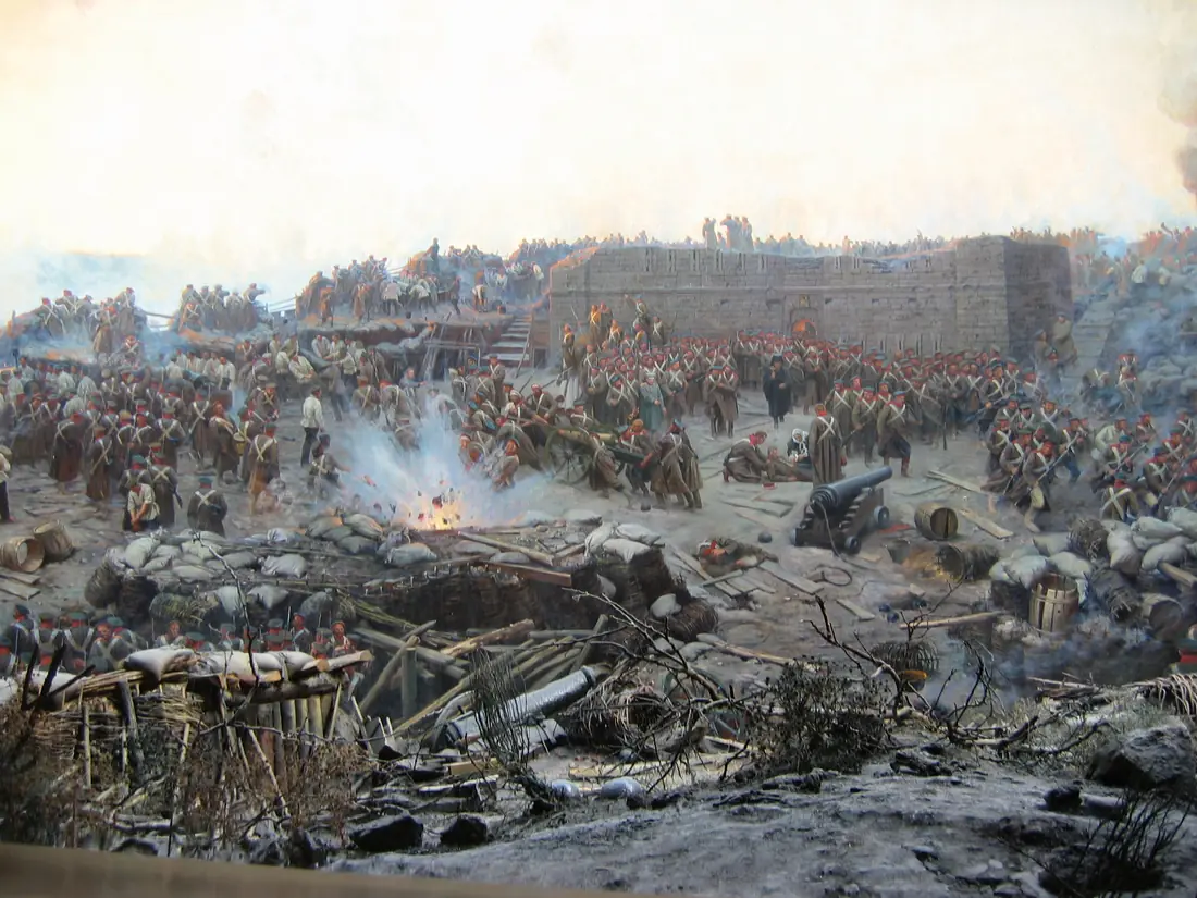 Fin del asedio de Sebastopol, marcando un punto de inflexión en la Guerra de Crimea — Sevastopol, Crimea