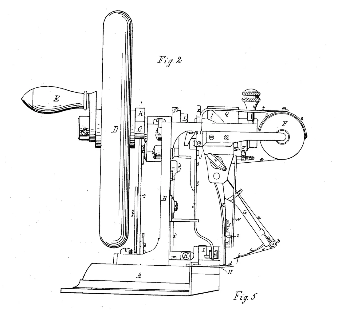 Elias Howe patenta la máquina de coser moderna, iniciando la revolución textil — United States