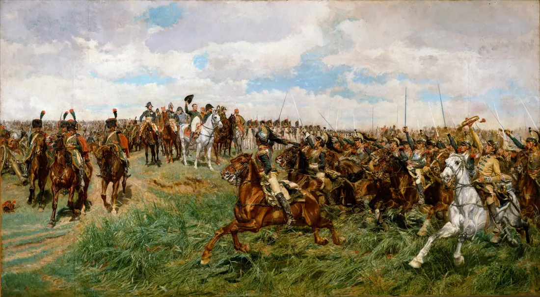 Napoleons Grande Armée stürmt den Kreml — Moscow, Russia