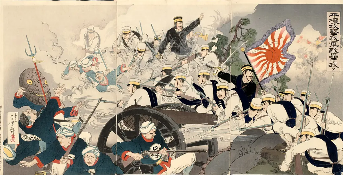 Japanischer Sieg bei Pyongyang sichert Triumph im ersten Sino‑Japanischen Krieg — Pyongyang, Korea