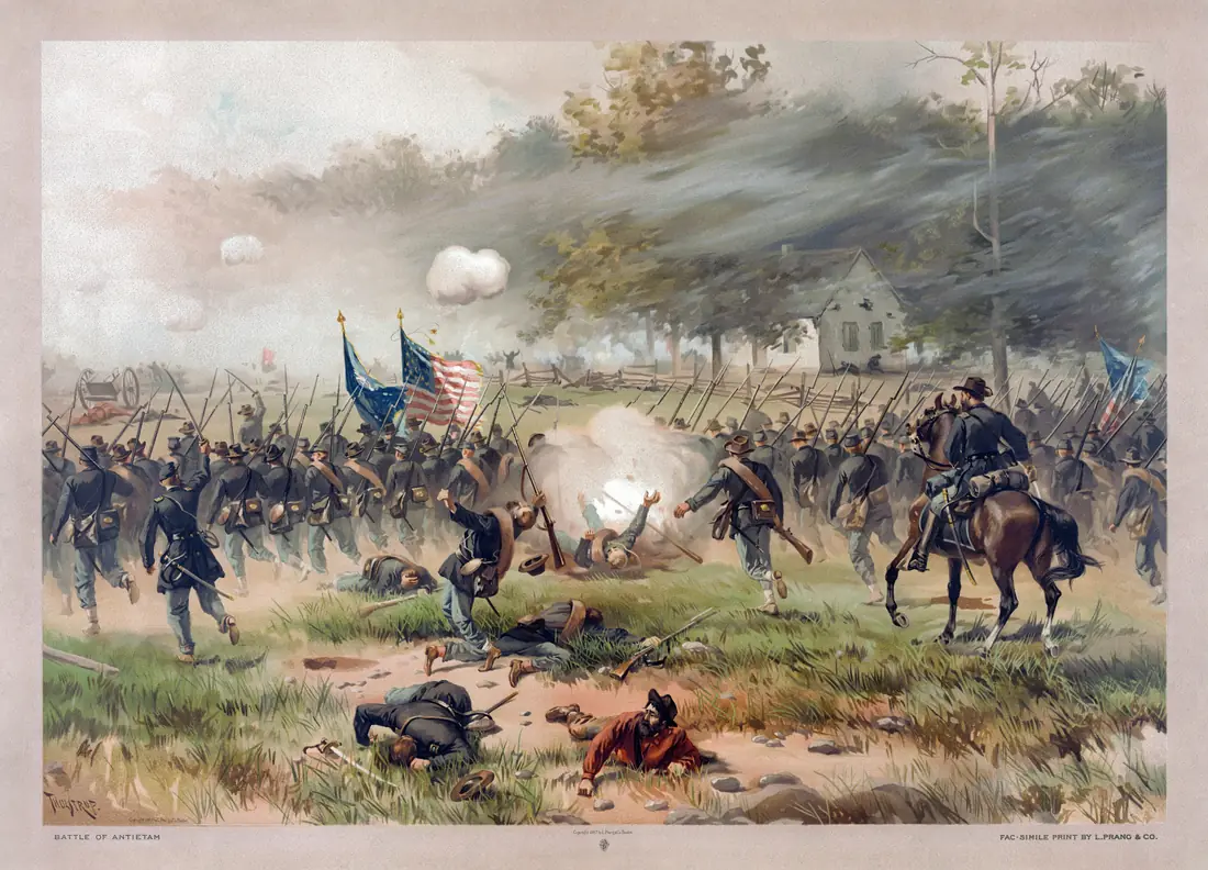 Blutigster Tag: Antietam stoppt Lees Invasion — Sharpsburg, Maryland, USA