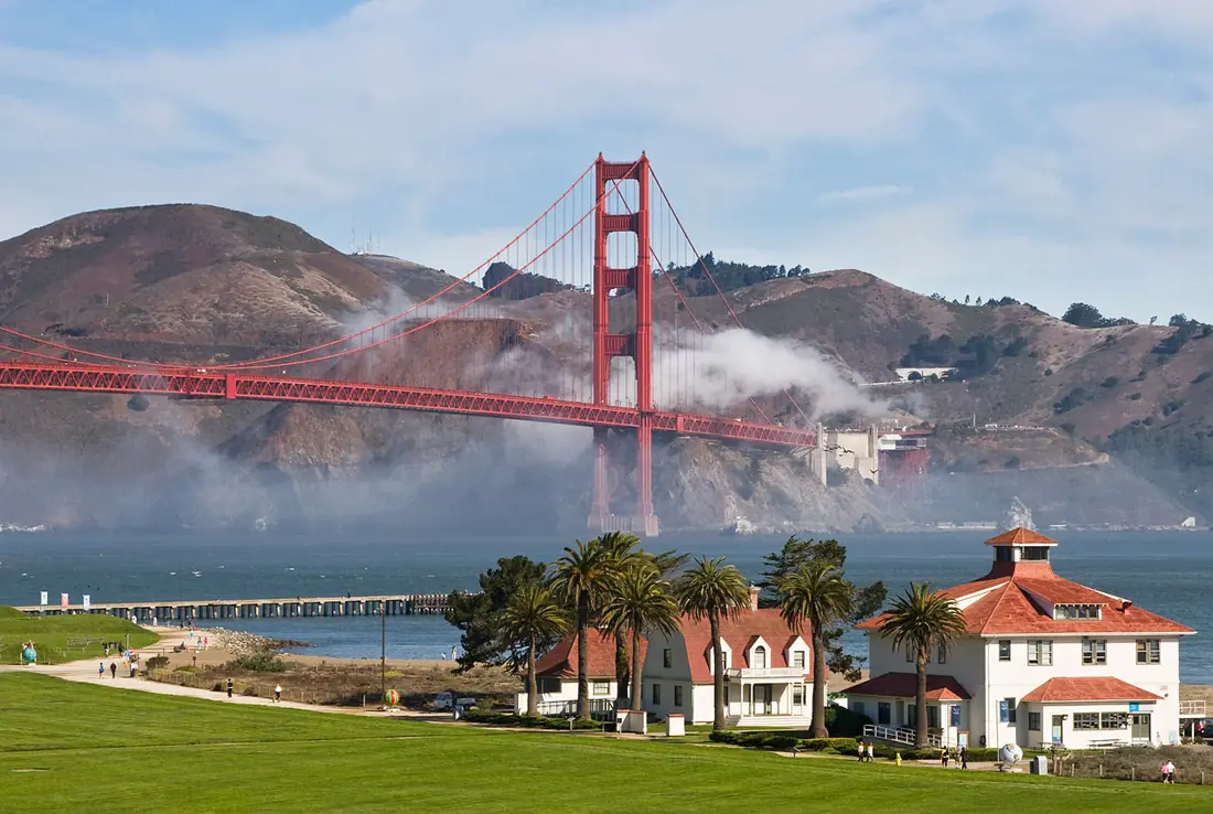 Gründung des Presidio von San Francisco, zukünftiges Pazifiktor — San Francisco, California, USA