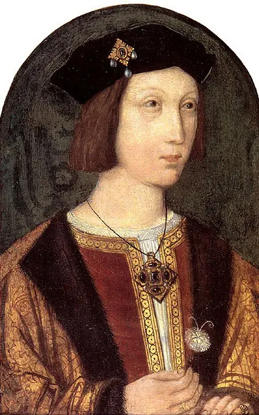 Nașterea prințului Arthur, moștenitorul Angliei, prevestind criza succesiunii Tudor — Westminster, England