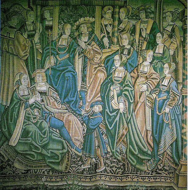 Nașterea prințului Arthur, moștenitorul Angliei, prevestind criza succesiunii Tudor — Westminster, England
