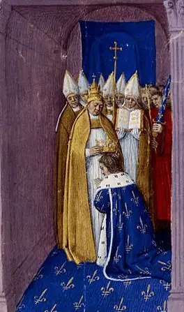 Moartea lui Pepin Scurt, fondator al dinastiei Carolingiene — Aachen, Frankish Kingdom