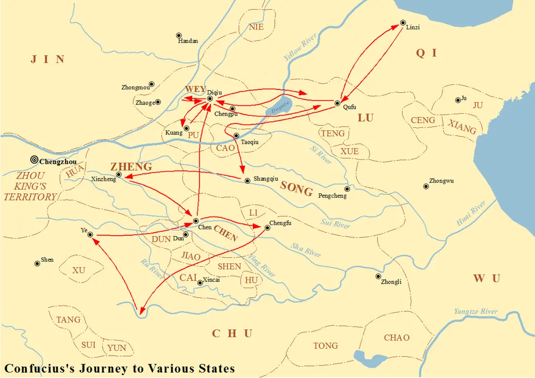 Narodziny Konfucjusza w Lu, zasiewające korzenie konfucjanizmu — Lu, China