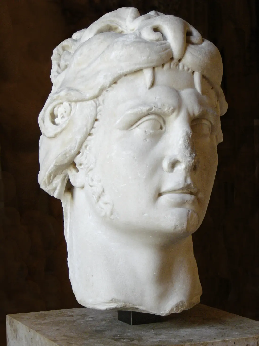 Pompeius zamordowany w Egipcie, kończący jego władzę w Rzymie — Pelusium, Egypt