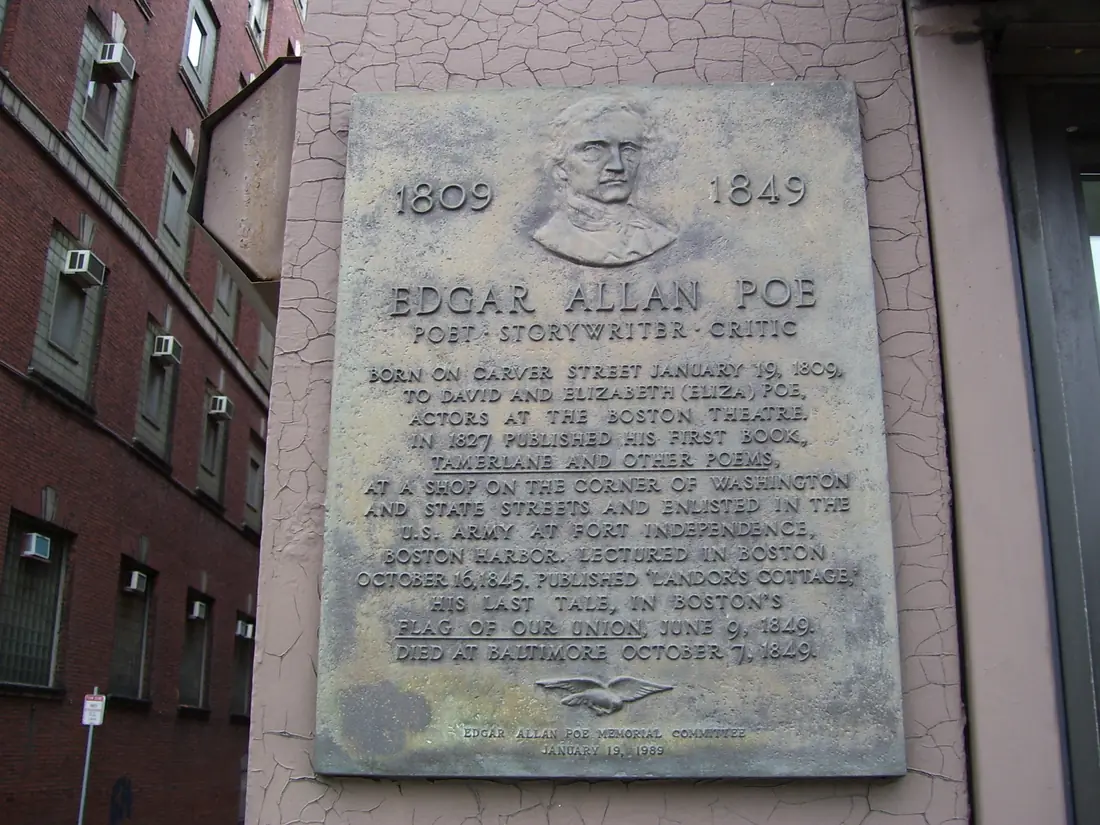 Edgar Allan Poe trouvé en état de delirium – dernière apparition avant sa mort mystérieuse — Baltimore, Maryland, USA