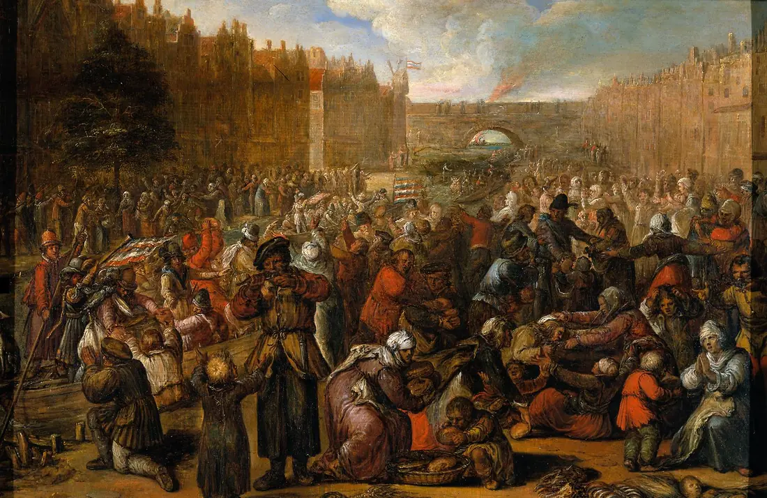 Les Watergeuzen néerlandais lèvent le siège de Leyde après huit mois — Leiden, Netherlands