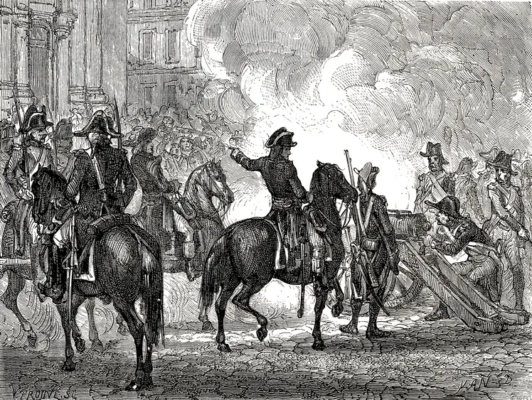 Le ‘coup de canon’ de Napoléon écrase le soulèvement du 13 Vendémiaire — Paris, France