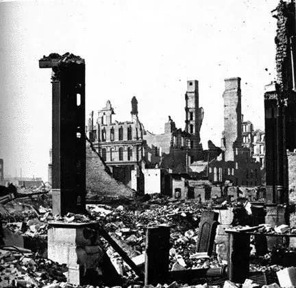 Great Chicago Fire Ravages Business District — Chicago, Illinois, United States