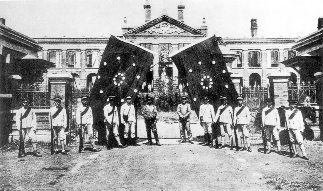 Zufällige Bombe löst Chinas Revolution von 1911 aus — Wuchang, Hubei, China