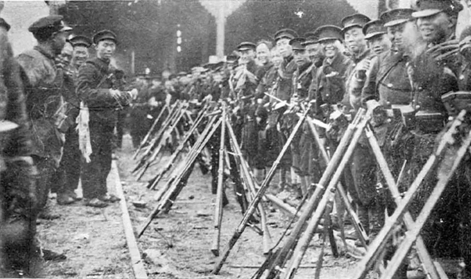 Zufällige Bombe löst Chinas Revolution von 1911 aus — Wuchang, Hubei, China