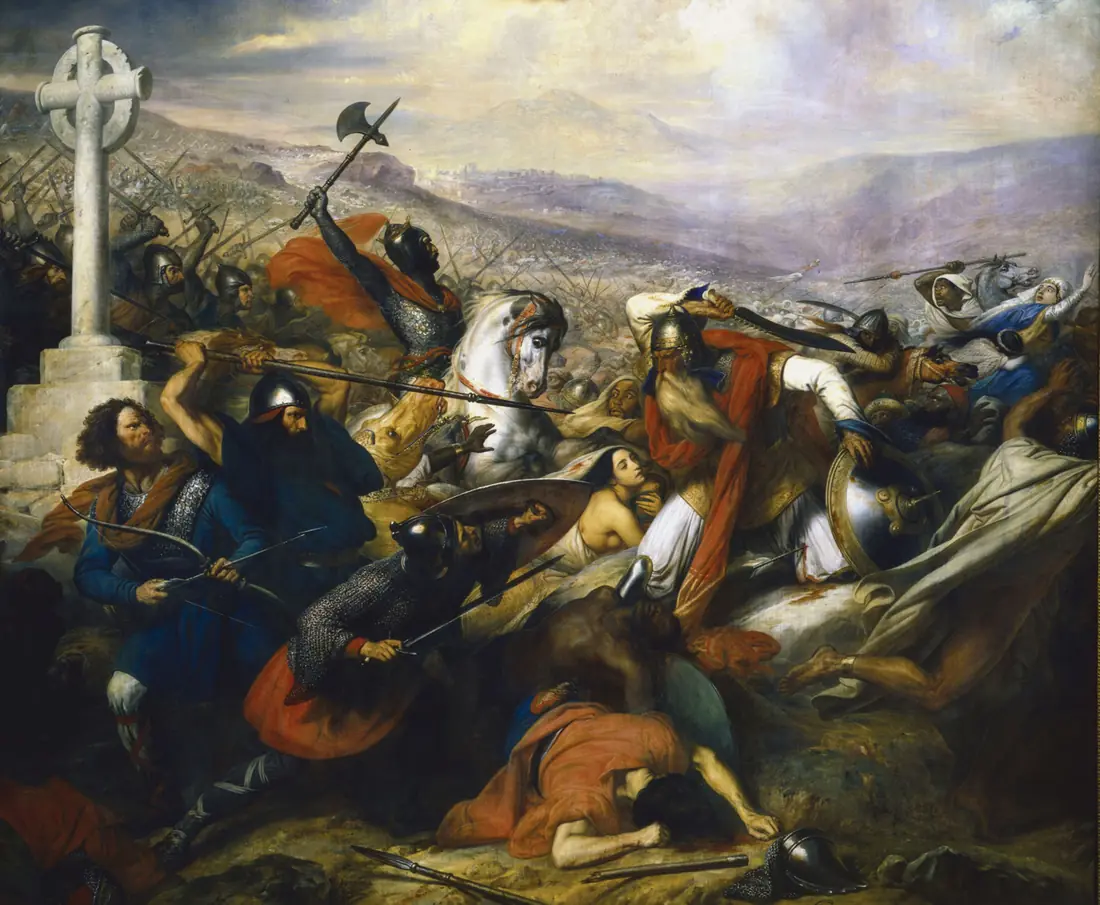 Charles Martel Stops the Umayyad Advance at Tours — Tours, France