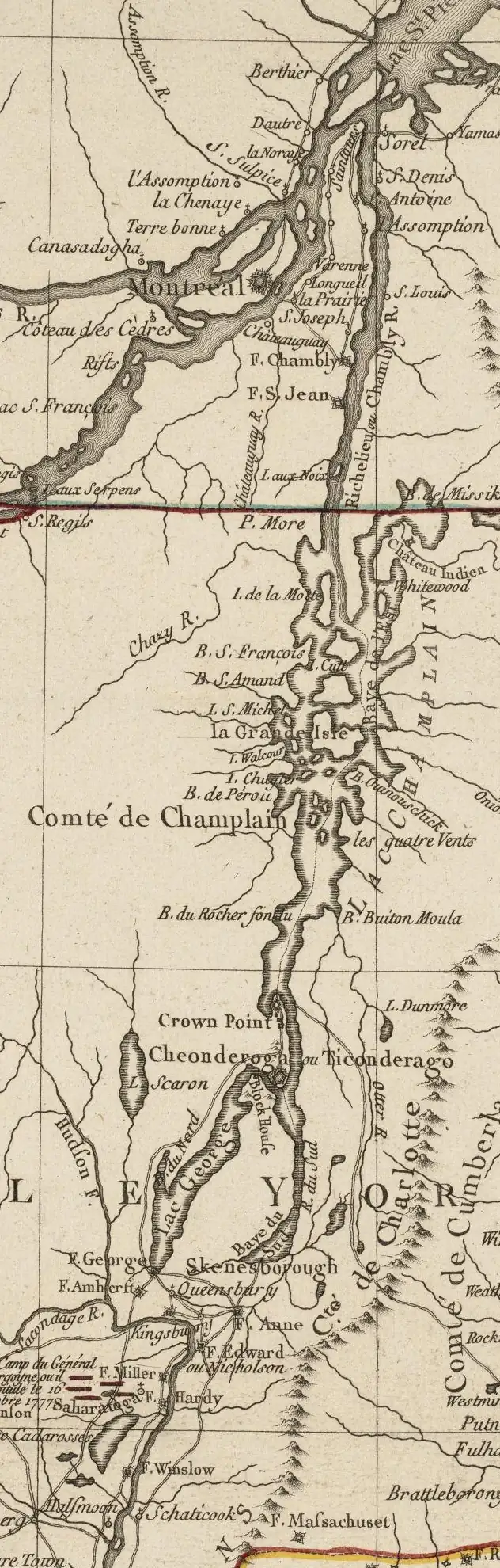 Bataille de l'île de Valcour : petite flotte américaine bloque l'avance britannique — Lake Champlain, New York/Vermont
