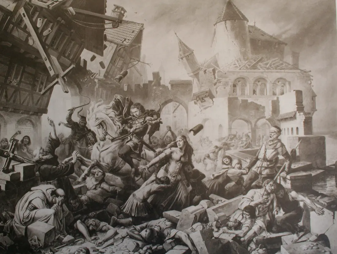 Basel Earthquake of 1356 Rips Through City, Killing Thousands — Basel, Switzerland