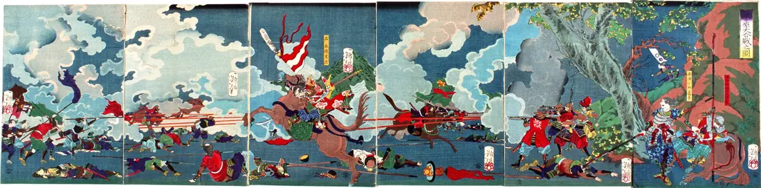 Tokugawa Ieyasu wins Battle of Sekigahara, unifies Japan as shogun — Sekigahara, Japan
