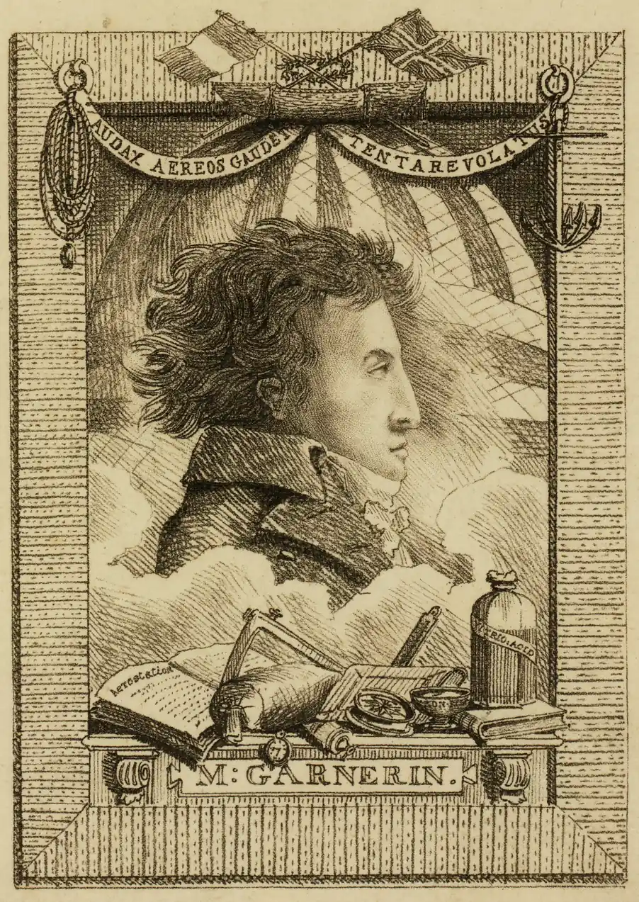 First Parachute Jump: Garnerin Soars Over Paris — Paris, France