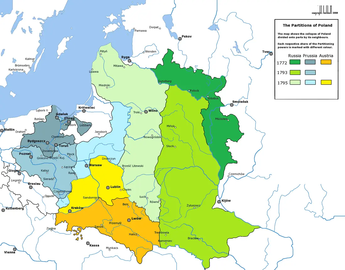 Third Partition Erases Poland from the Map — Poland