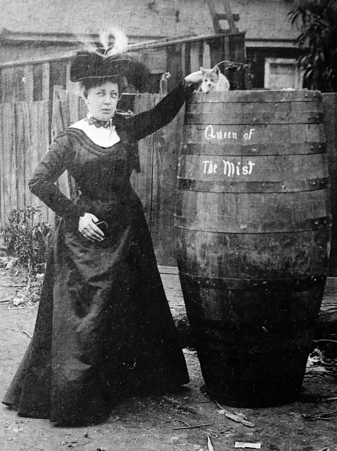 Annie Edson Taylor Survives Niagara Falls in a Barrel — Niagara Falls, USA