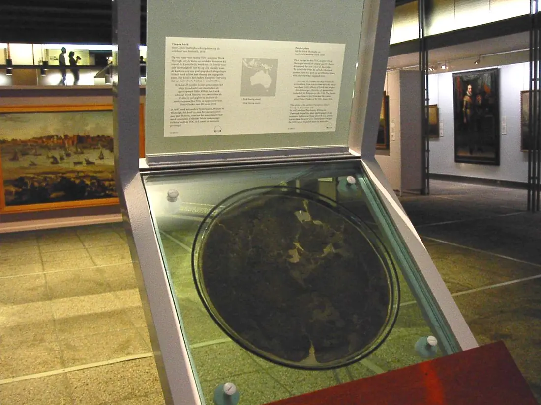 Dirk Hartog Lands on Australian Coast, Leaves Inscribed Plate — Dirk Hartog Island, Australia